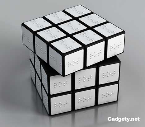 Кубик Рубика Брайля
